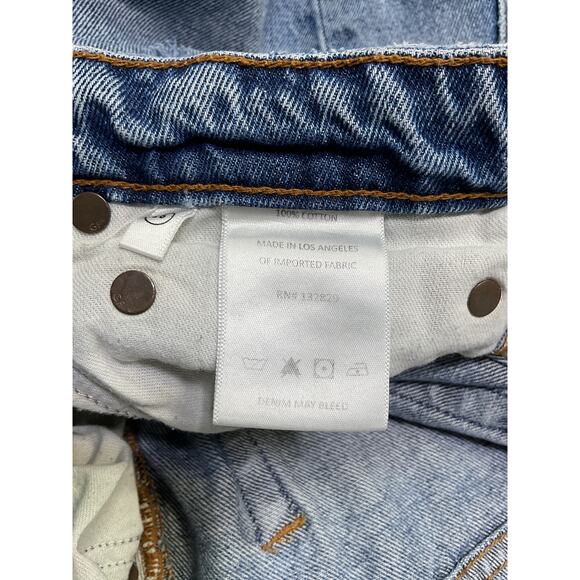 Grlfrnd 'Melanie' Blue Cotton High Rise Boot Cut Jean Size 26 - Picture 5 of 5